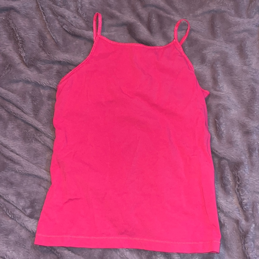 Faded Glory Girls pink spaghetti strap top